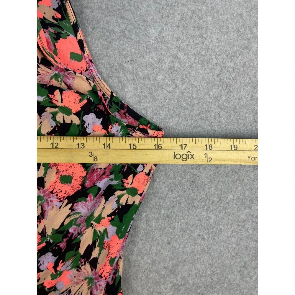 J Crew Mercantile eRuched Waist Dress Women's 00 Floral Print‎ Sleeveless